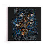 Death and Saxes - Canvas Print