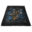 Death and Saxes - Fleece Blanket