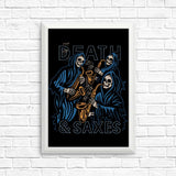 Death and Saxes - Posters & Prints