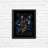 Death and Saxes - Posters & Prints
