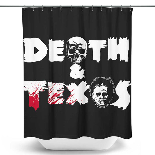 Death and Texas - Shower Curtain