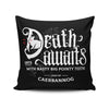 Death Awaits - Throw Pillow