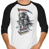 Death Enjoying Life - 3/4 Sleeve Raglan T-Shirt