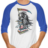 Death Enjoying Life - 3/4 Sleeve Raglan T-Shirt