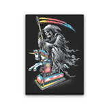 Death Enjoying Life - Canvas Print