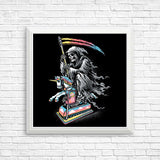 Death Enjoying Life - Posters & Prints