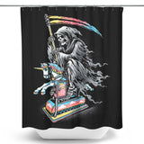Death Enjoying Life - Shower Curtain