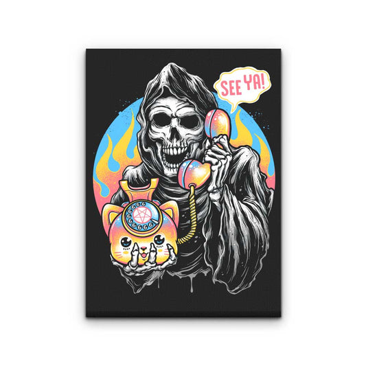 Death is Calling - Canvas Print