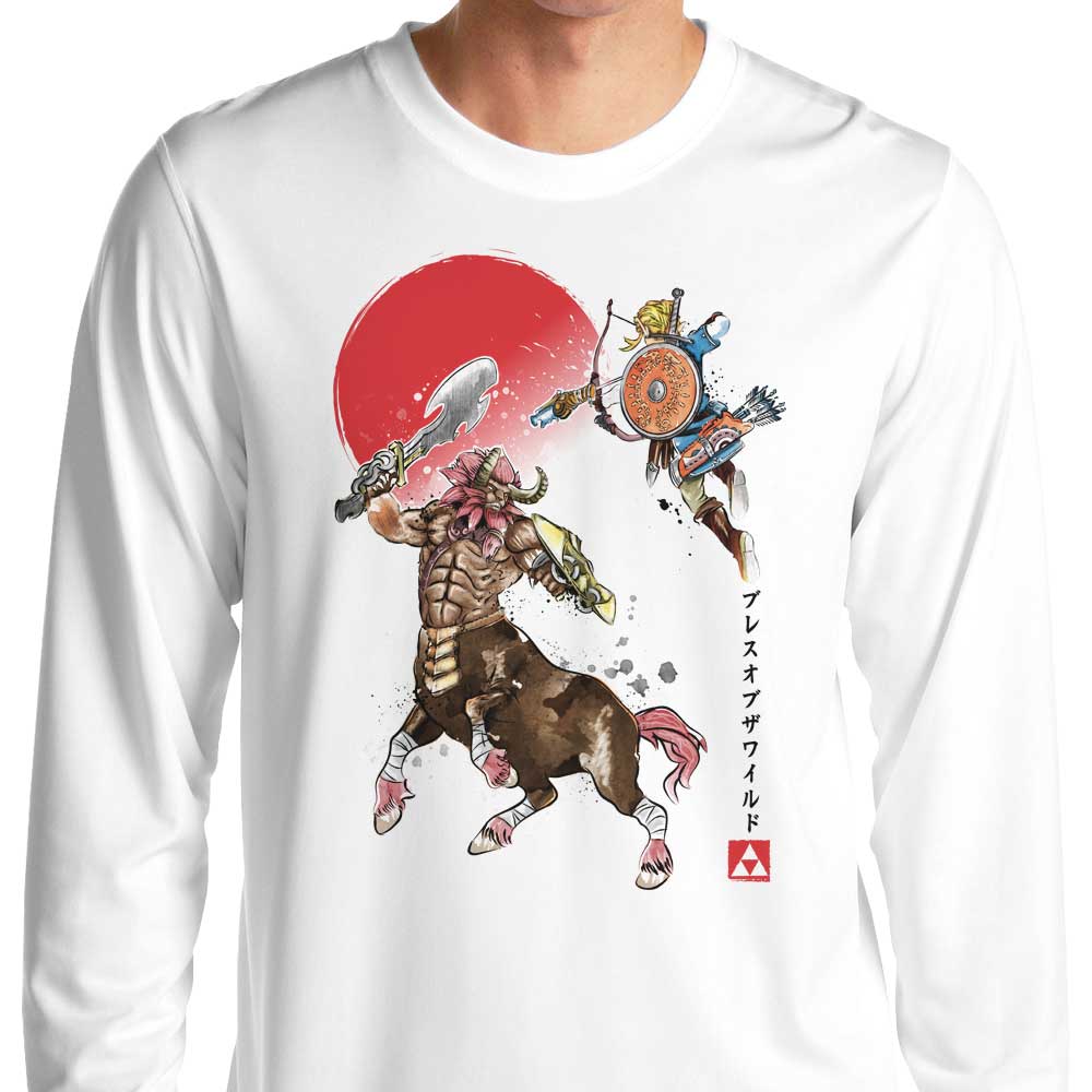 Death Mountain Watercolor - Long Sleeve T-Shirt