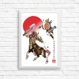 Death Mountain Watercolor - Posters & Prints