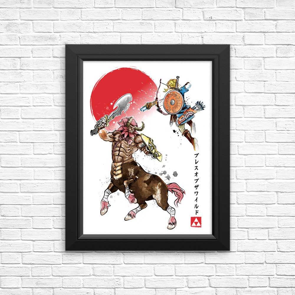 Death Mountain Watercolor - Posters & Prints