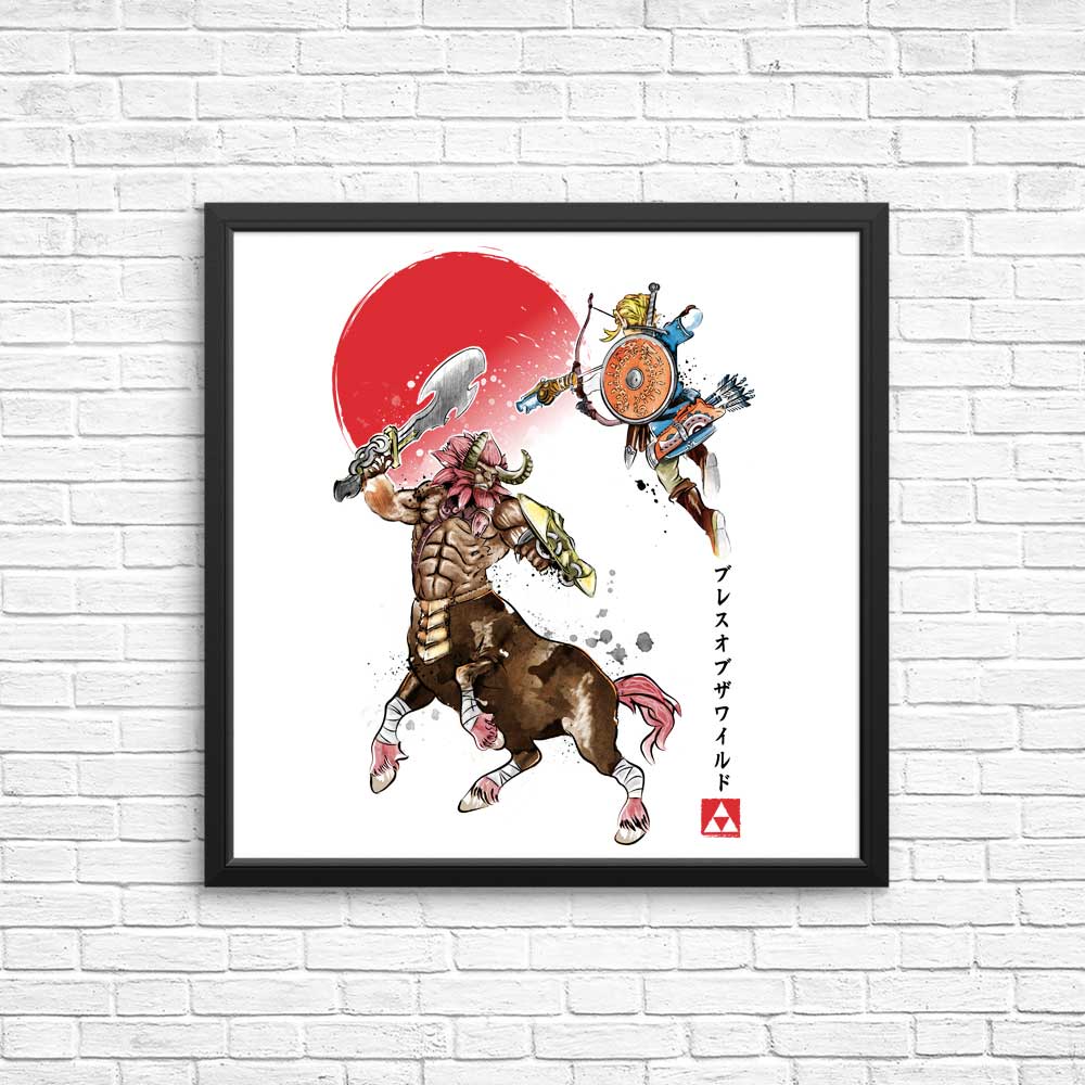 Death Mountain Watercolor - Posters & Prints