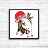 Death Mountain Watercolor - Posters & Prints