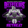 Decepticons Retreat - Metal Print