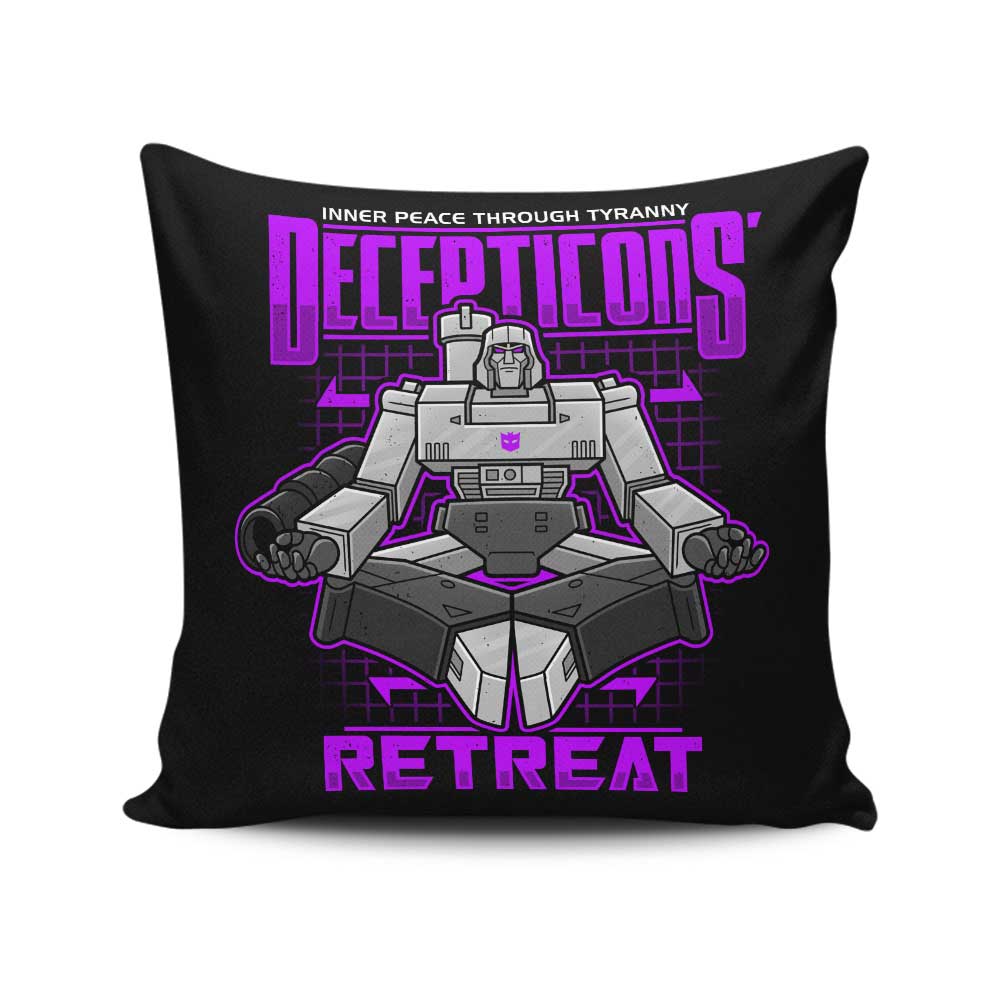 Decepticons Retreat - Throw Pillow