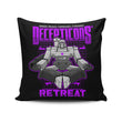Decepticons Retreat - Throw Pillow