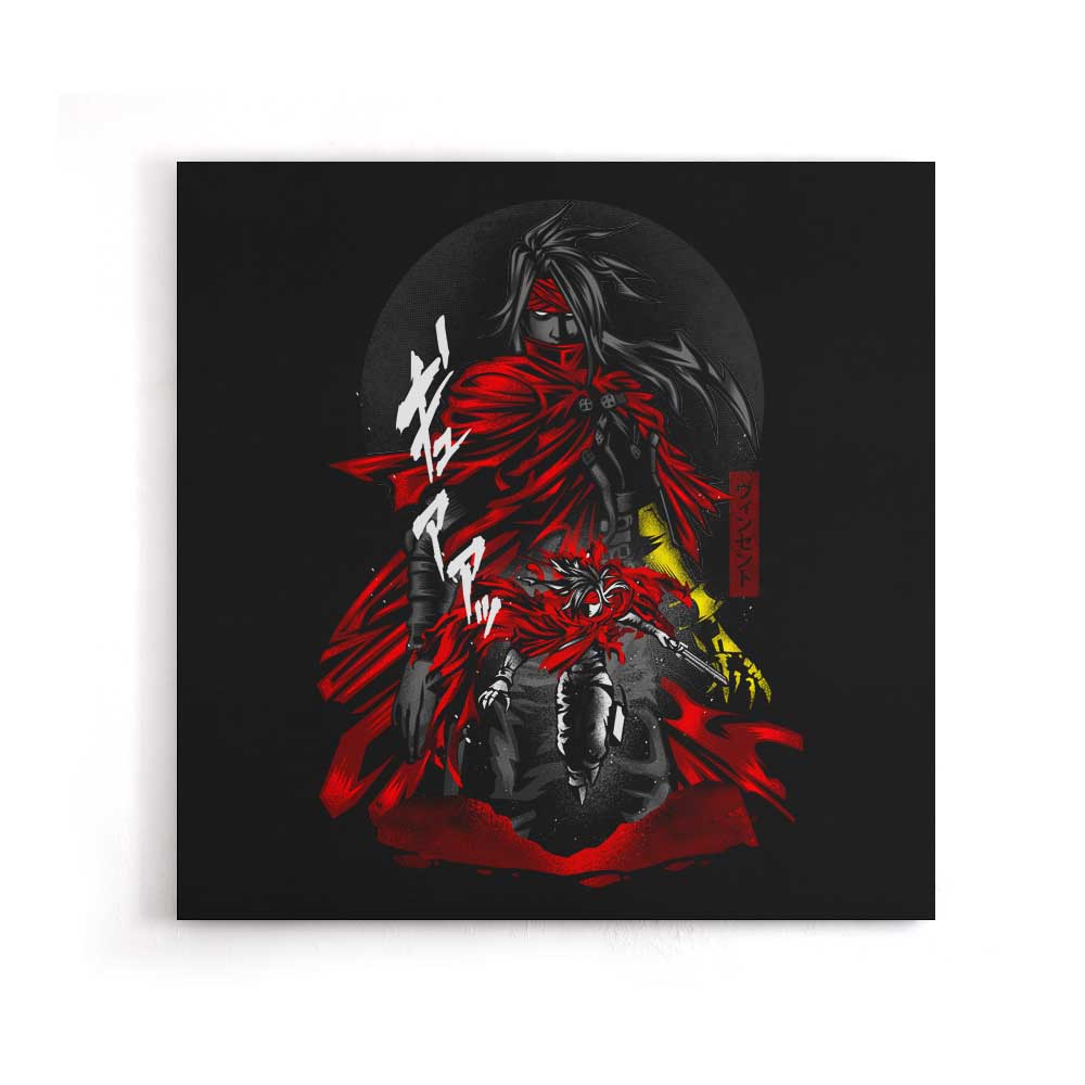 Demon Red Cape - Canvas Print