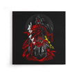 Demon Red Cape - Canvas Print