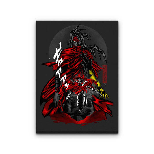 Demon Red Cape - Canvas Print