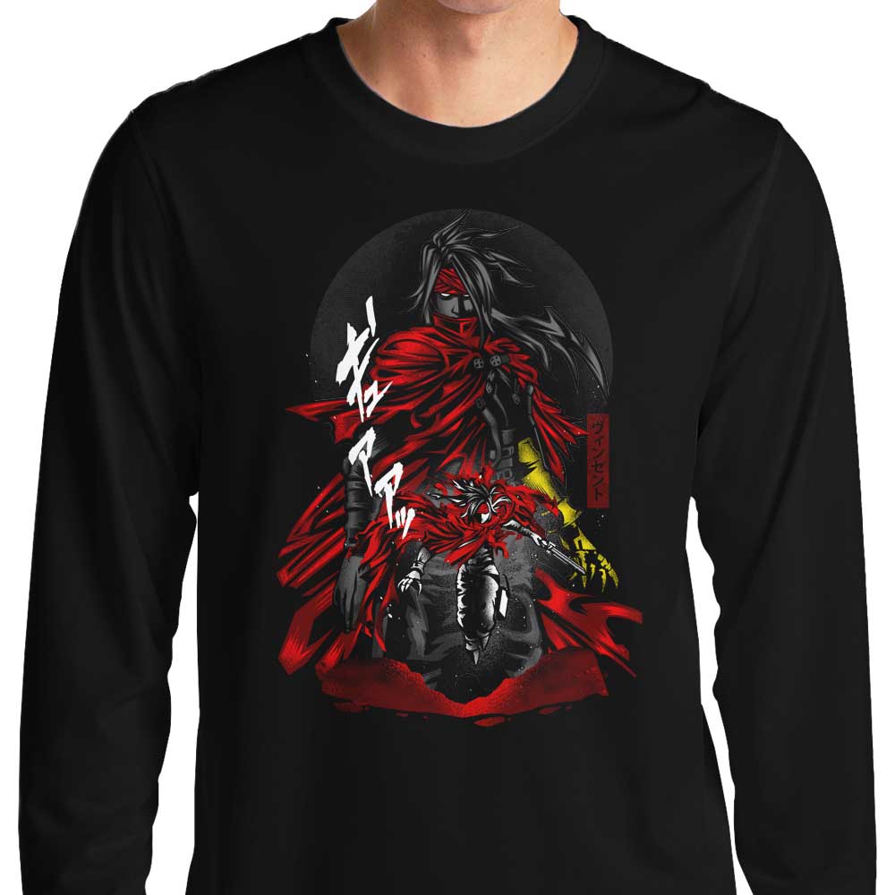 Demon Red Cape - Long Sleeve T-Shirt