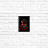 Demon Red Cape - Posters & Prints