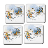 Deranged Killer Snow Walkers - Coasters