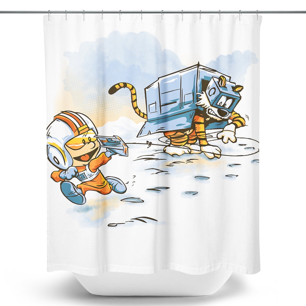 Deranged Killer Snow Walkers - Shower Curtain