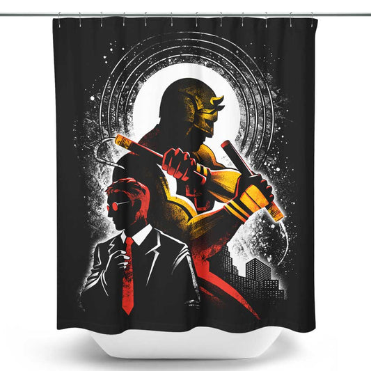 Devil in LA - Shower Curtain