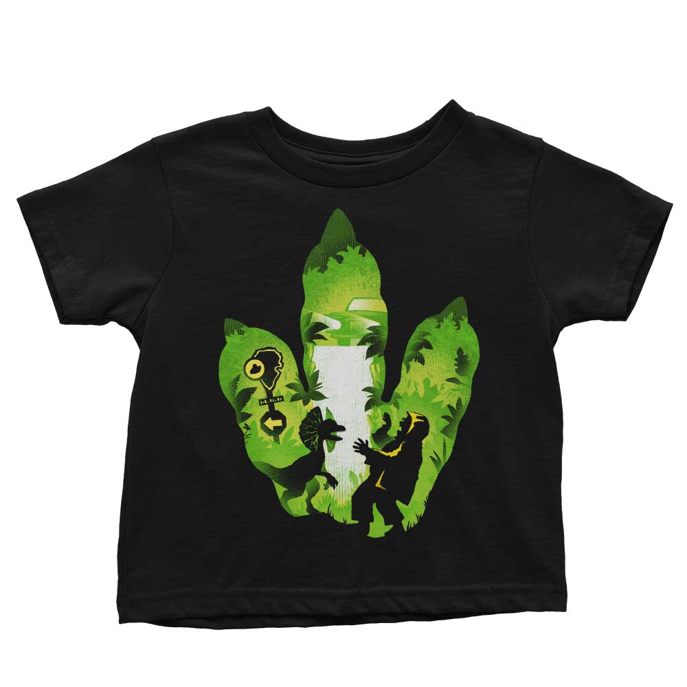 Dilophosaurus Footprint - Youth Apparel
