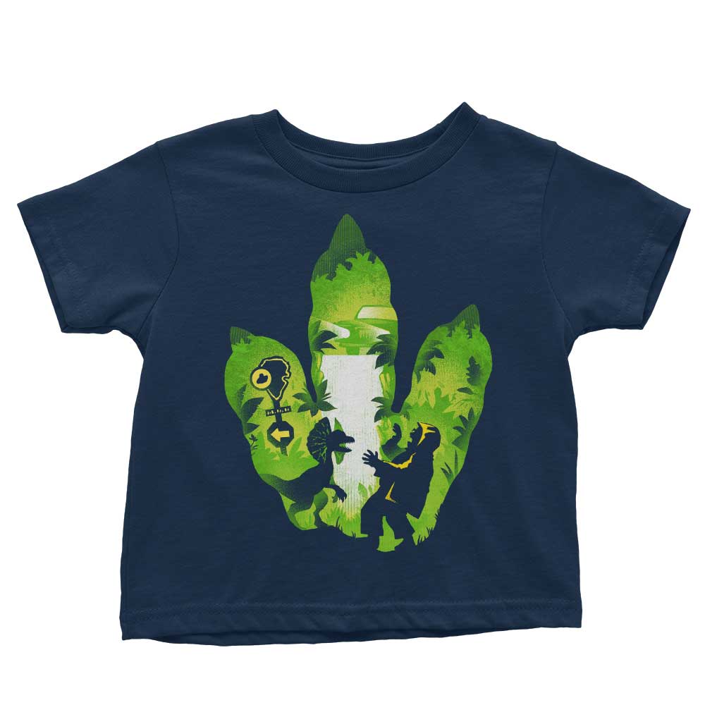 Dilophosaurus Footprint - Youth Apparel