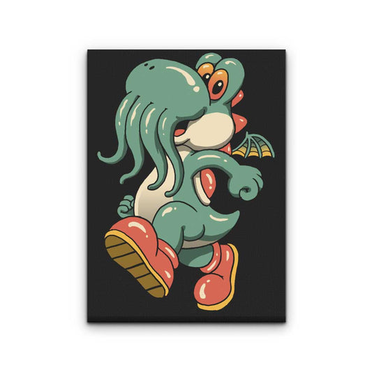 Dino Cthulhu - Canvas Print