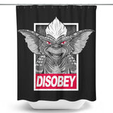 Disobey - Shower Curtain