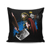 Distracted God - Throw Pillow