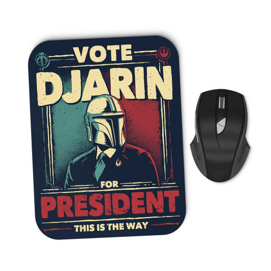 Djarin for President - Mousepad