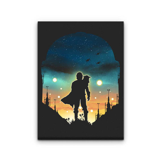 Djarin Sunset - Canvas Print