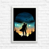 Djarin Sunset - Posters & Prints