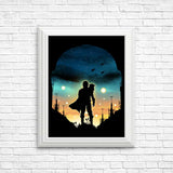 Djarin Sunset - Posters & Prints