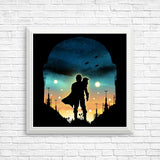 Djarin Sunset - Posters & Prints