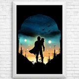 Djarin Sunset - Posters & Prints