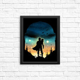 Djarin Sunset - Posters & Prints