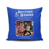 Doctors and Daleks - Throw Pillow
