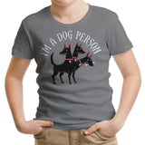 Dog Person - Youth Apparel