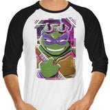 Donnie Glitch - 3/4 Sleeve Raglan T-Shirt
