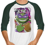 Donnie Glitch - 3/4 Sleeve Raglan T-Shirt