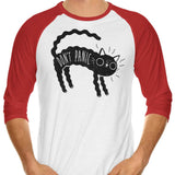 Don't Panic - 3/4 Sleeve Raglan T-Shirt
