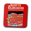 Donuts and Dragons - Coasters