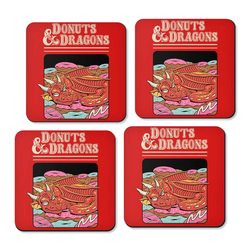 Donuts and Dragons - Coasters