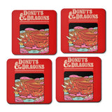 Donuts and Dragons - Coasters