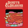 Donuts and Dragons - Throw Pillow