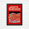 Donuts and Dragons - Posters & Prints